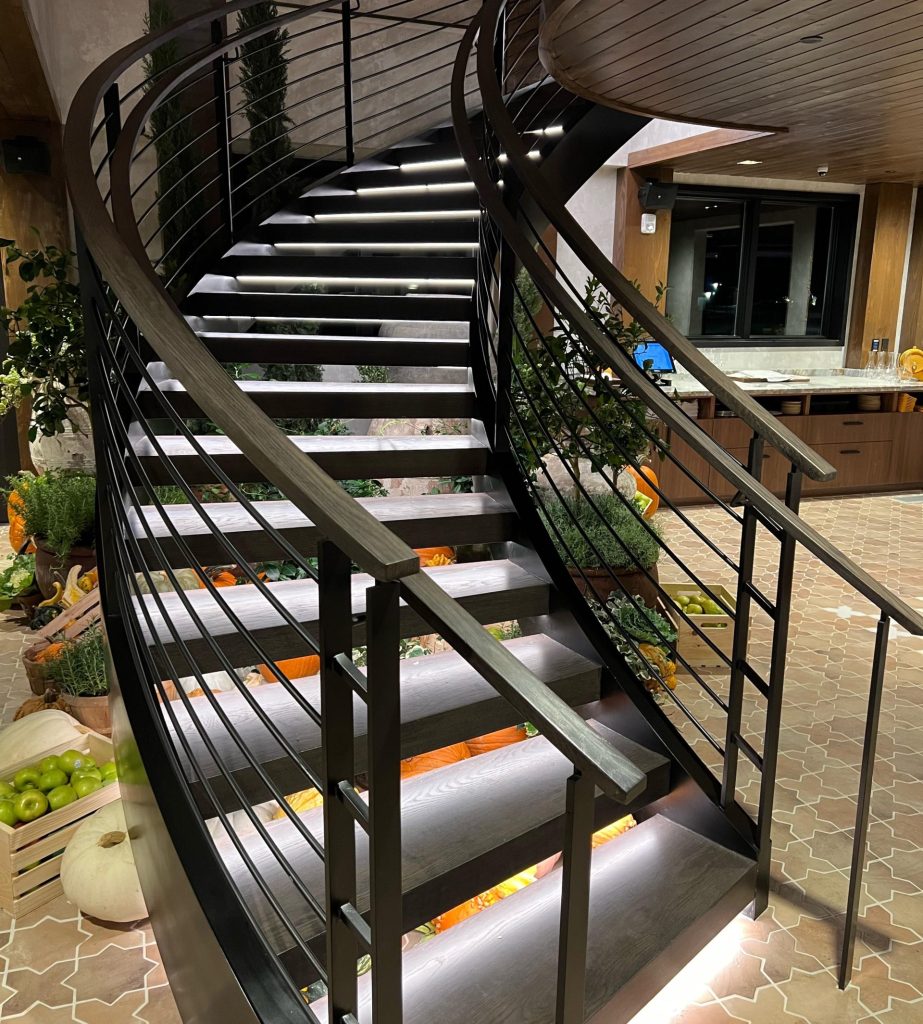 Metal stairs in Livonia