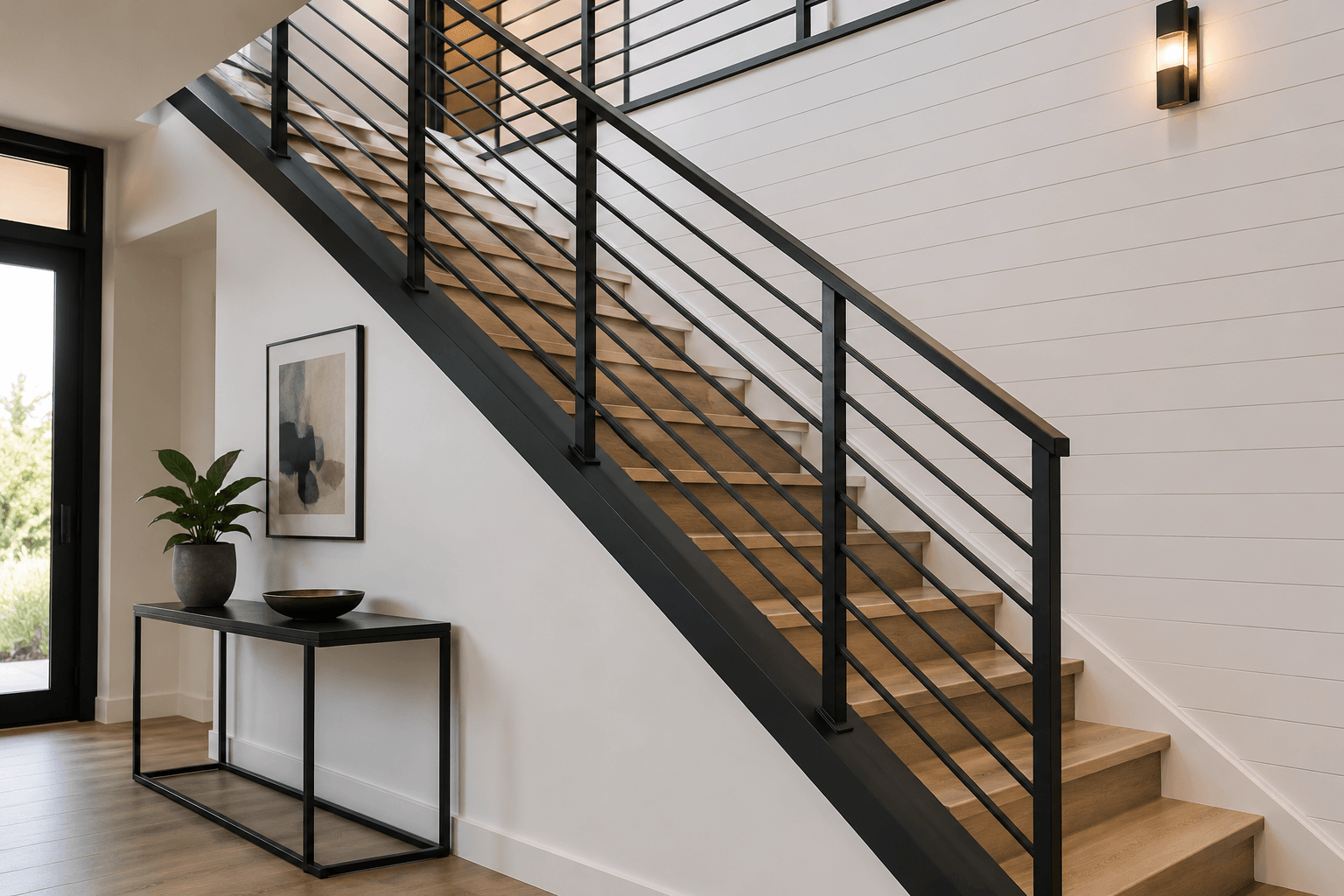 interior metal stair railings